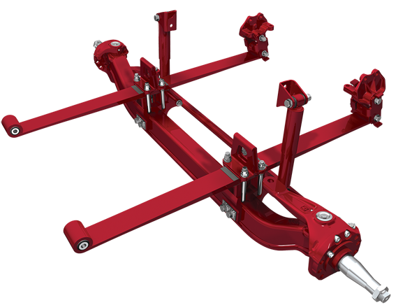 SOFTEK NXT / Integrated Monoleaf Suspension and Steer Axle System