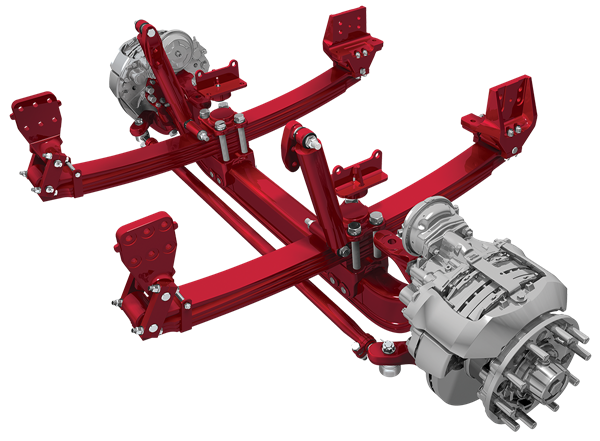 STEERTEK NXT FIRE RESCUE High-Capacity Front Steer Axle and Suspension System