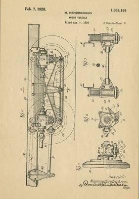 1926 Walking Beam Patent