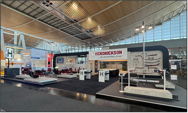 Hendrickson’s IAA Transportation 2026 exhibit brought together suspension systems, auxiliary axles and components for commercial vehicle applications.